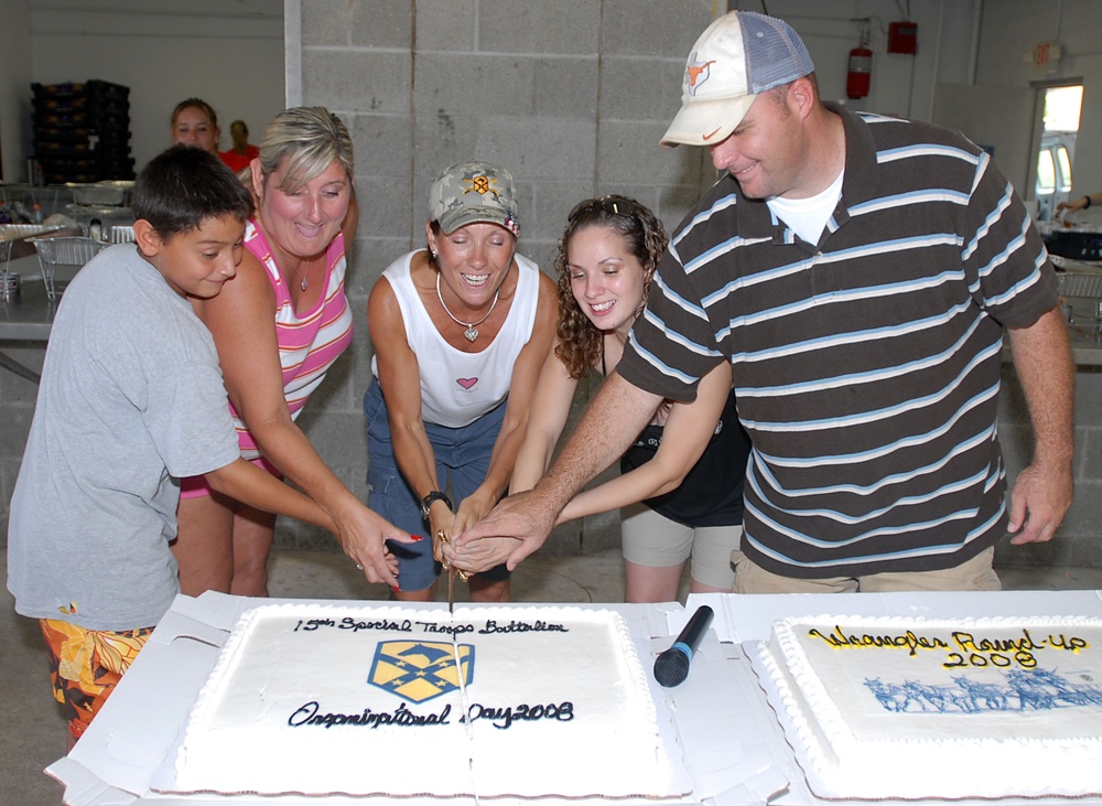 15th STB celebrates birthday with sports and cake