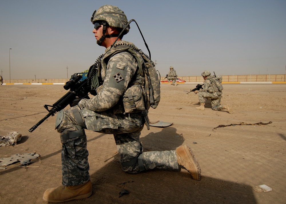 U.S. Soldiers Assess Iraqi Gas Stations
