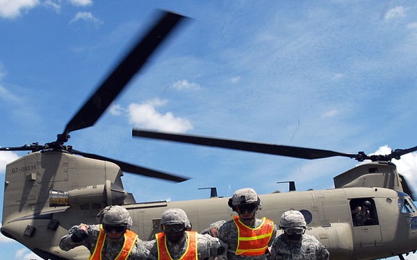 664th OD trains for 1st time on sling loading