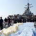 USS McFaul delivers supplies to Georgia