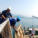USS McFaul delivers supplies to Georgia