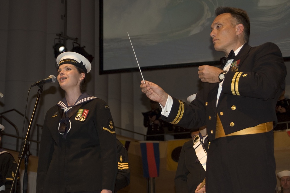 Royal Australian Navy performs concert