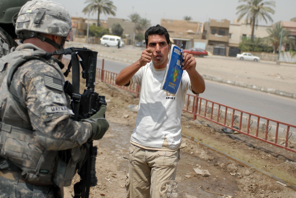 Pacesetters change mission, begin patrols in northern Baghdad