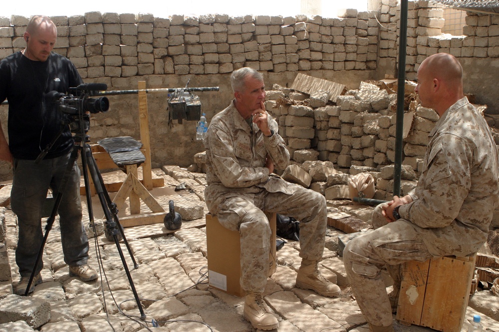 Interviewing commanding officer