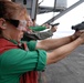 Weapons qualifiying exercise on USS Ronald Reagan