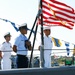 Inter-Service Transfer Ceremony aboard USS Monsoon