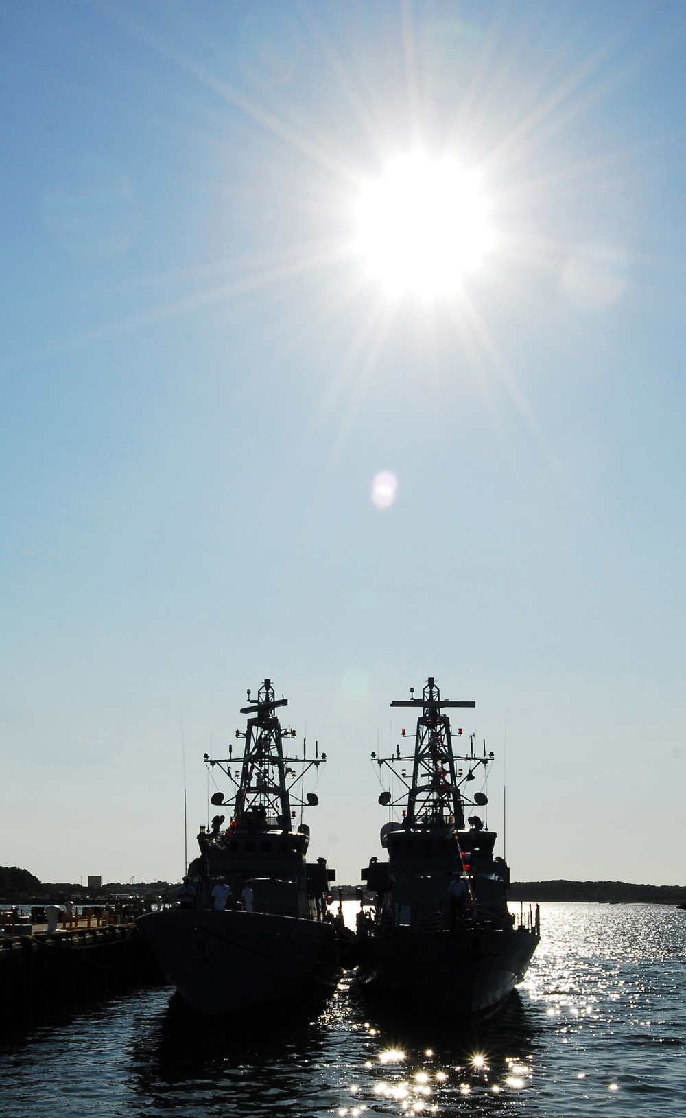 Inter-Service Transfer Ceremony aboard USS Monsoon