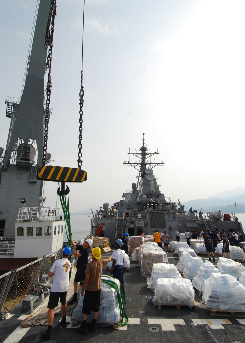USS McFaul provides assistance for Georgia