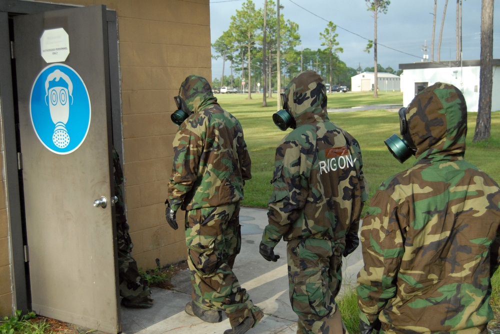 Gas Mask Safety Demonstrated