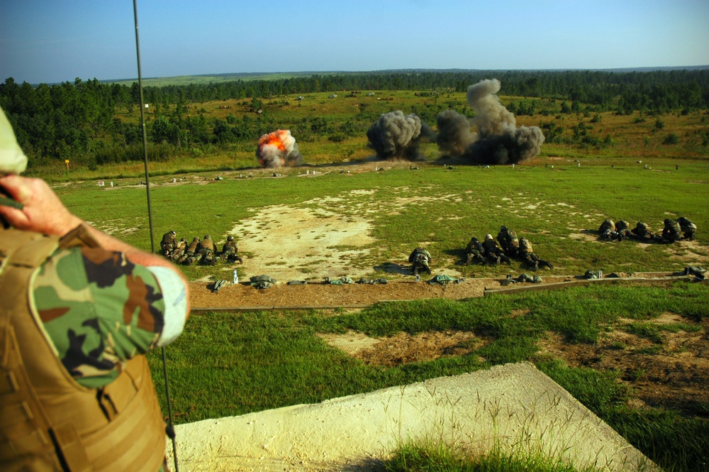 Seabees Detonate Mines in Squad Leaders Course