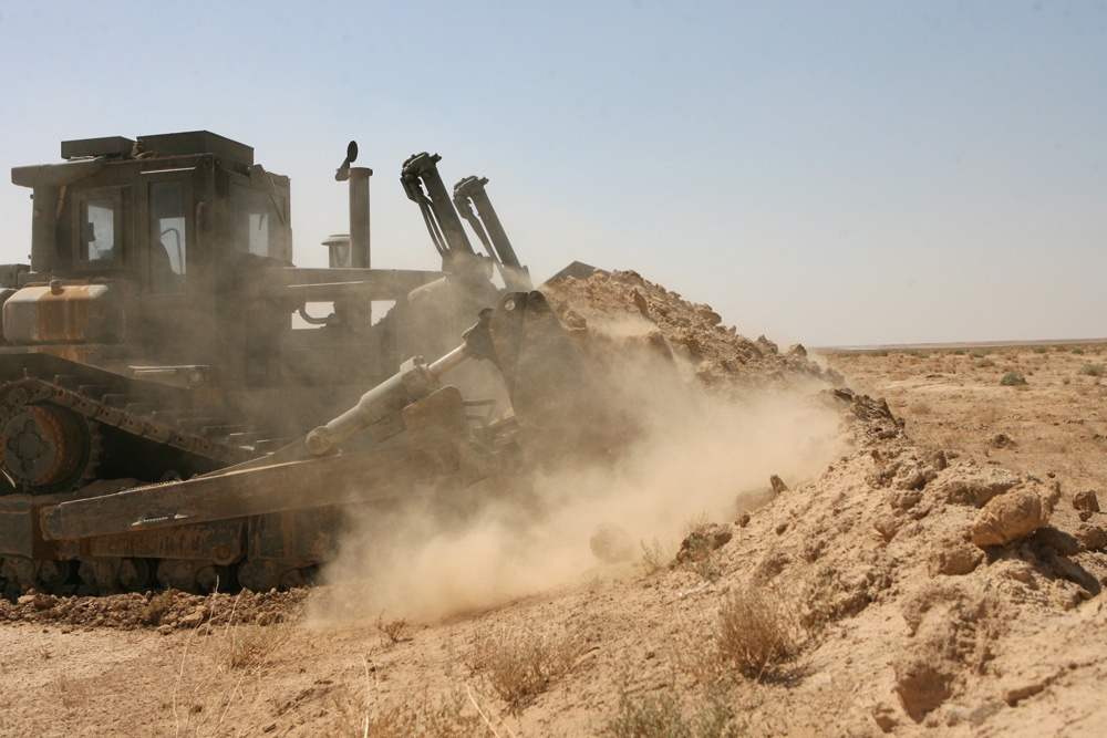 Iraq-Syrian border berm complete