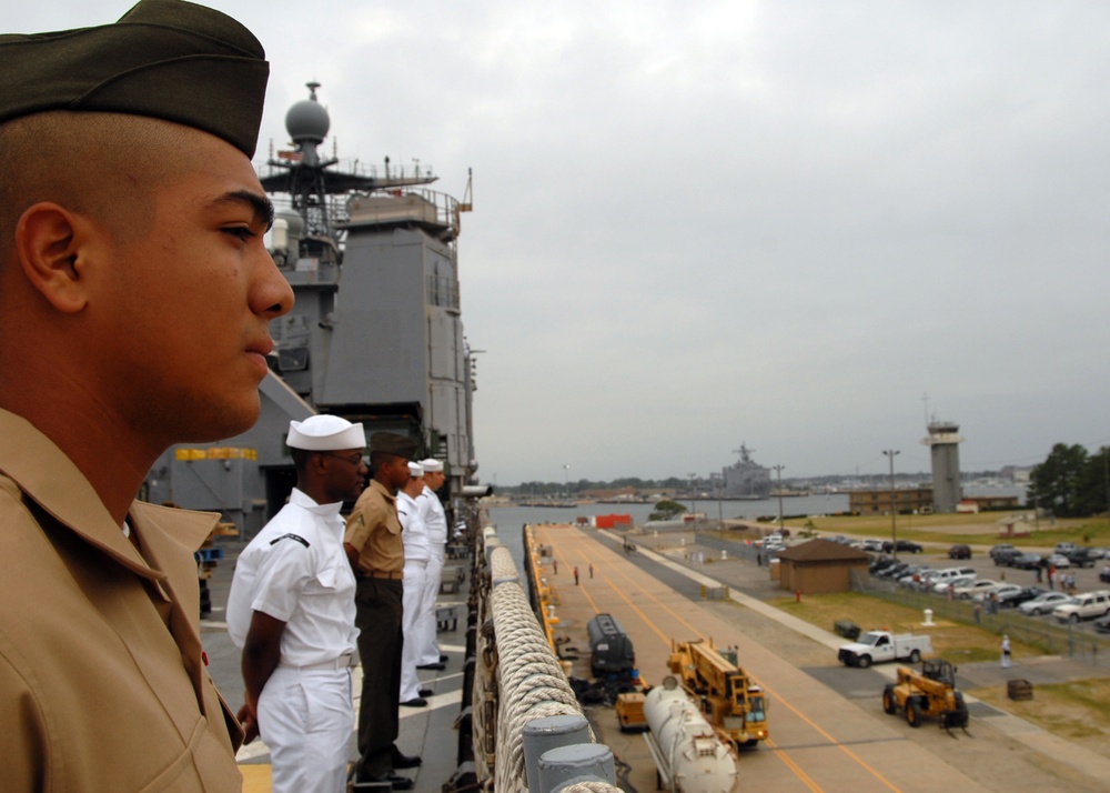 Operations of USS Carter Hall