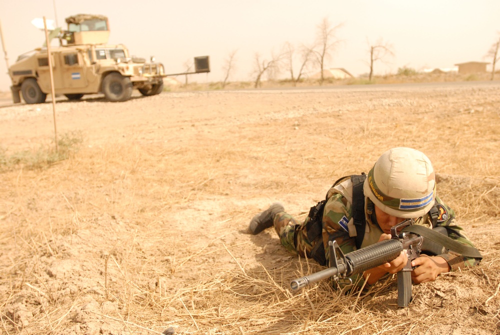 Rotation X Salvadorans give demo for XI