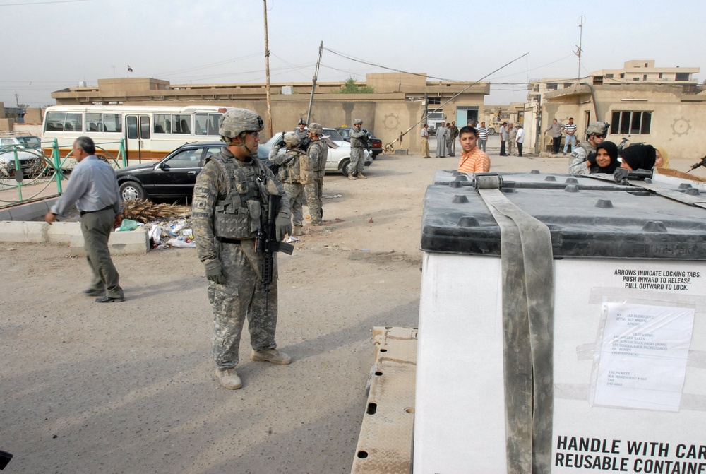 Silver Lions provide security in Adhamiyah district