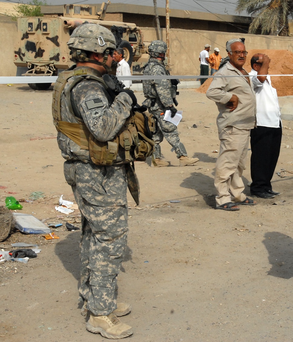 Silver Lions provide security in Adhamiyah district