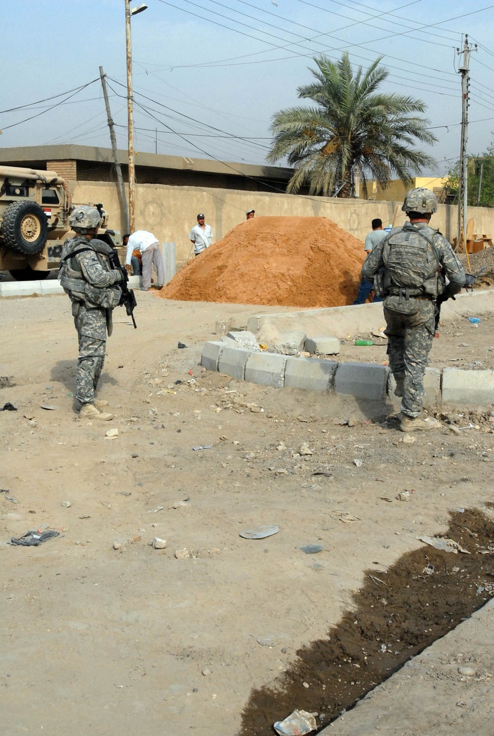 Silver Lions provide security in Adhamiyah district