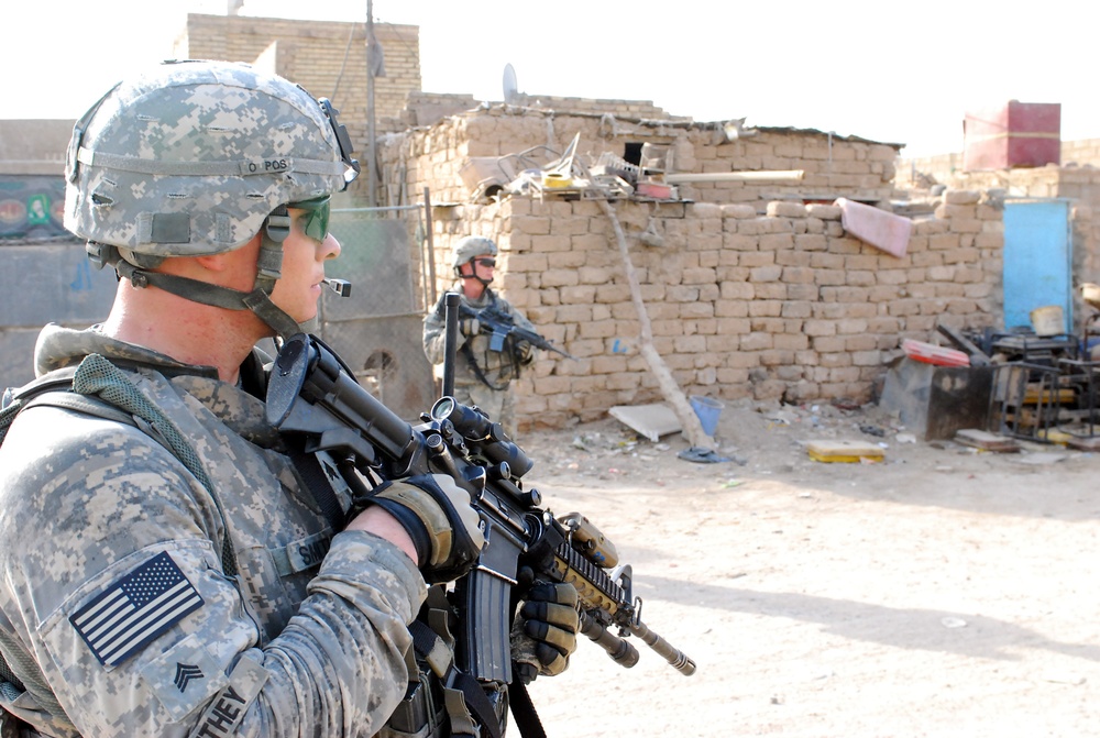 Security teams patrols streets of Baghdad