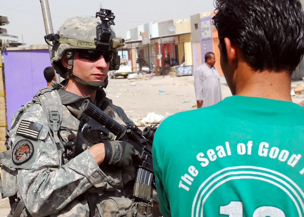 Security teams patrols streets of Baghdad