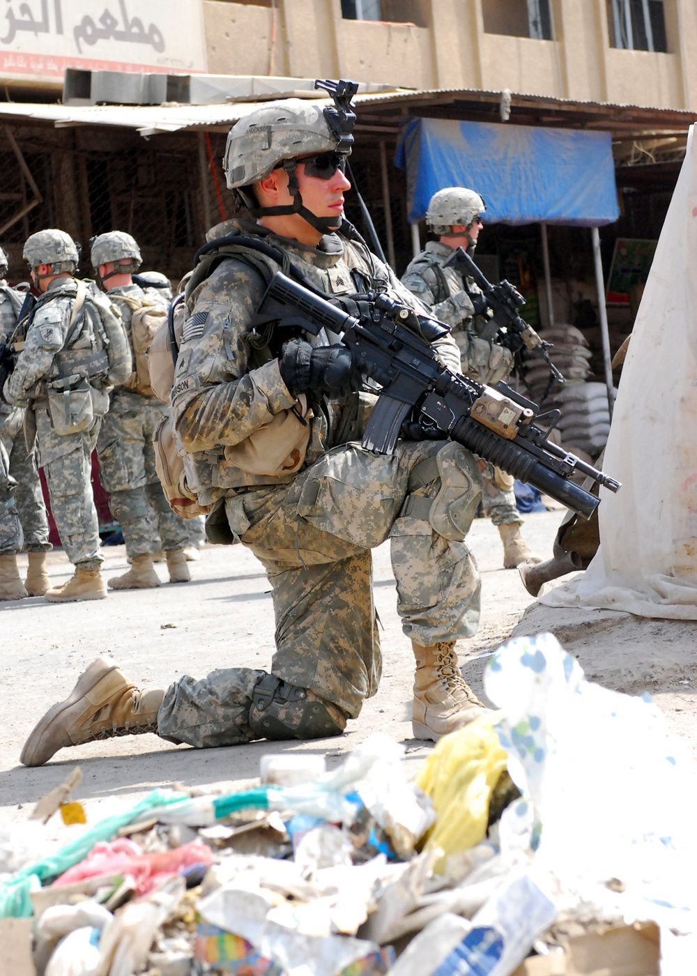 Security teams patrols streets of Baghdad