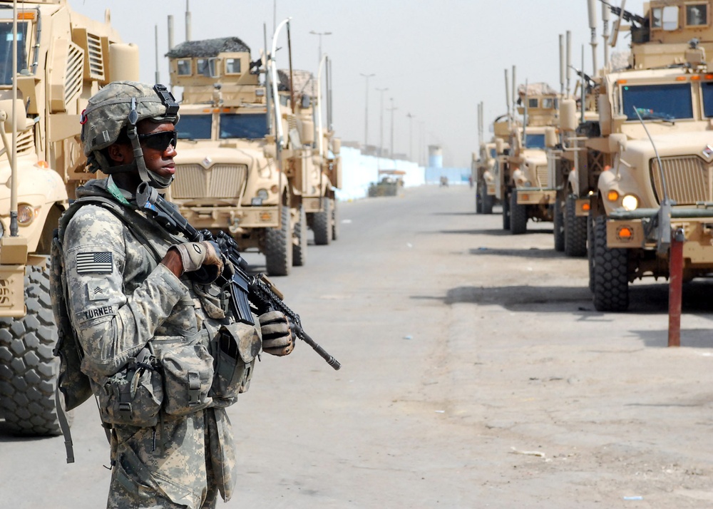 Security teams patrols streets of Baghdad