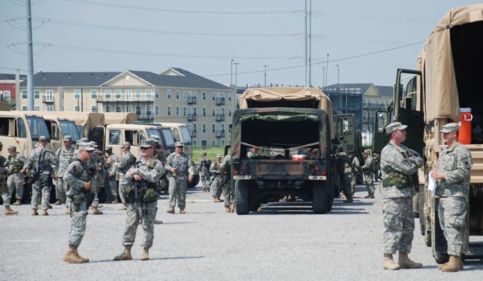 Louisiana National Guard at full operational status