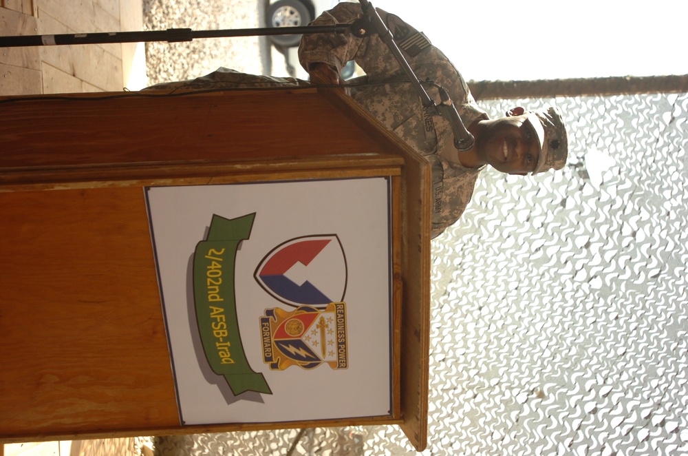 402nd Army Field Support Brigade Has Change of Command, Same Mission