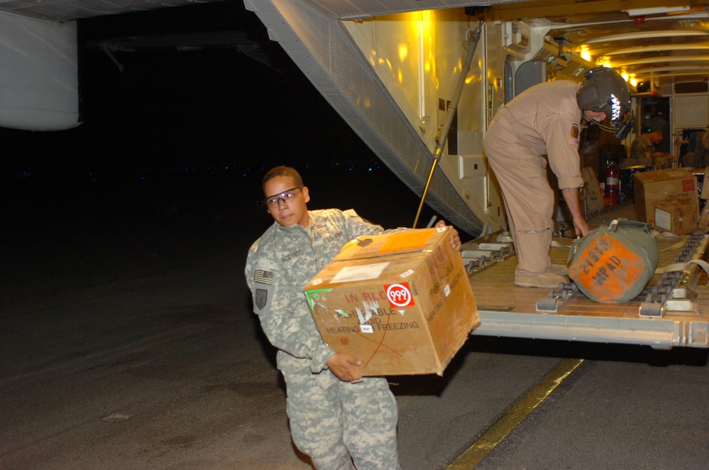 Movement Control Team Learns to Serve All Customers in Shared Battlespace