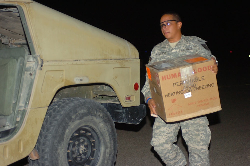 Movement Control Team Learns to Serve All Customers in Shared Battlespace