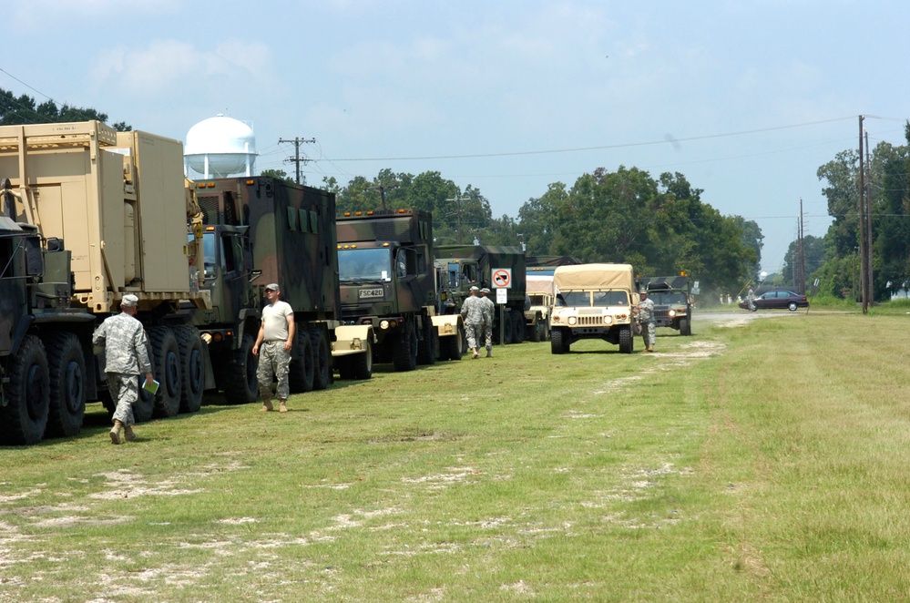 Louisiana National Guard Engineers Arrives in the Western Part of the State