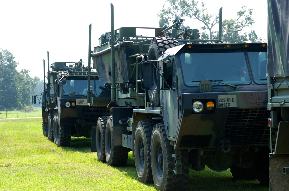 Louisiana National Guard Engineers Arrives in the Western Part of the State