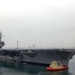 USS Kitty Hawk Leaves Pier for Final Time at Sea