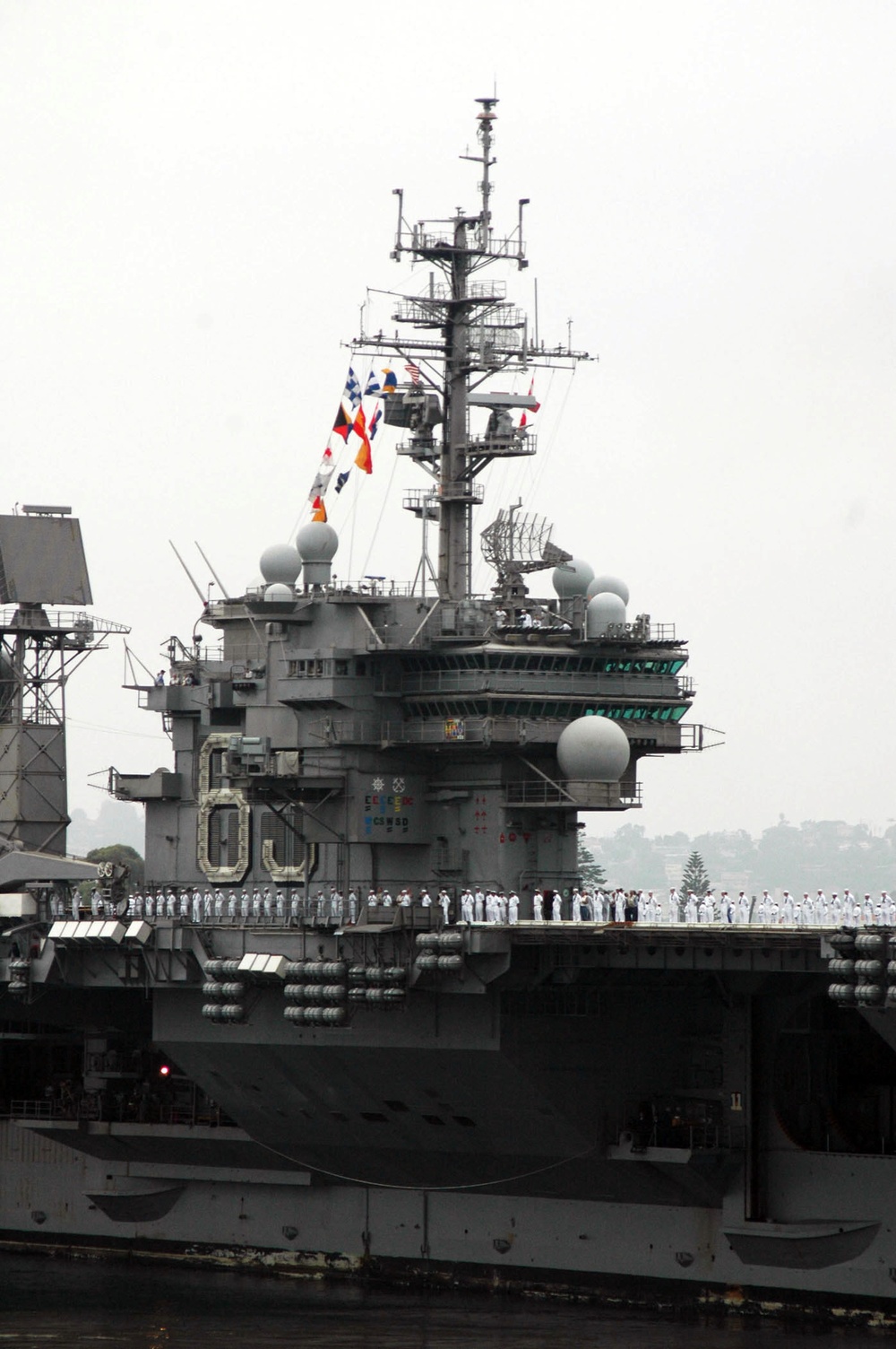 USS Kitty Hawk Leaves Pier for Final Time at Sea