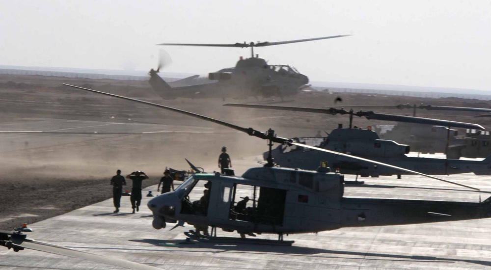 HMLA-167, 1st ANGLICO light up desert during live-fire exercise