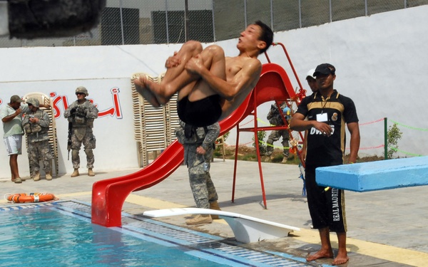 Iraqis take lead in Mithaq Pool opening