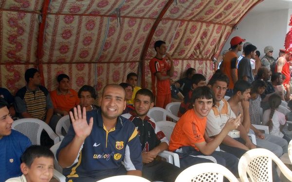 Iraqis take lead in Mithaq Pool opening