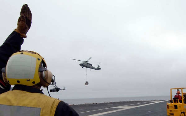 Replenishment Aboard USS George Washington