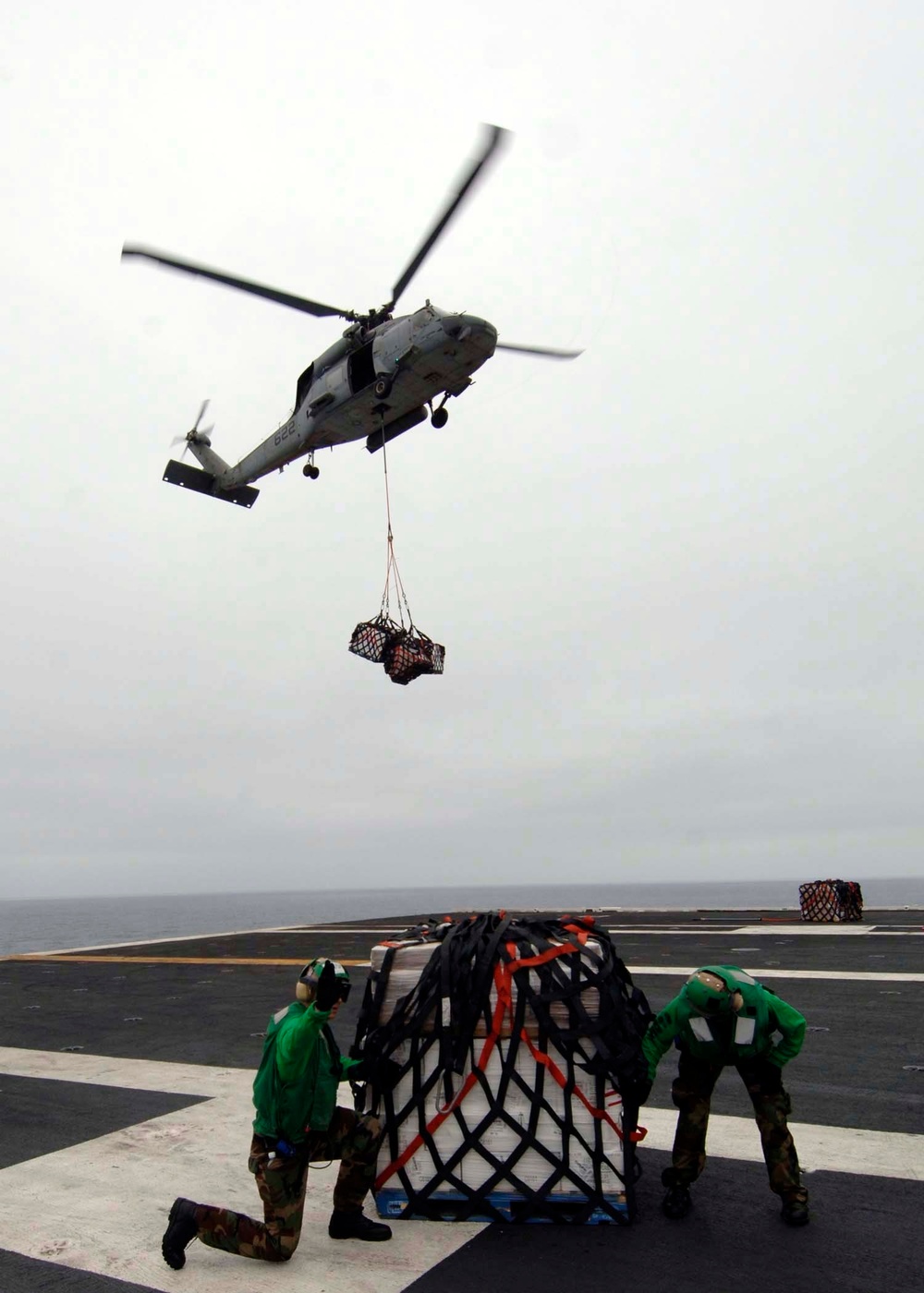 Replenishment aboard George Washington