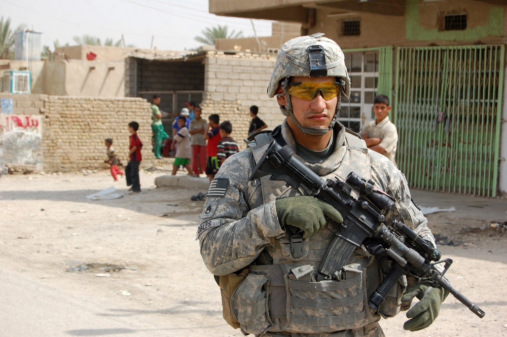 Wolfhounds secure Adhamiyah marketplace