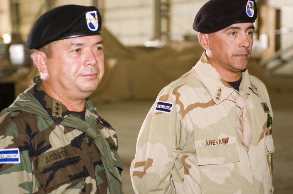 Cuscatlan Battalion transfers authority