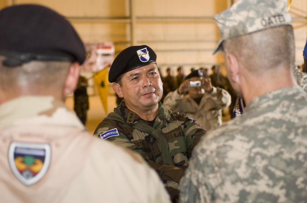 Cuscatlan Battalion transfers authority