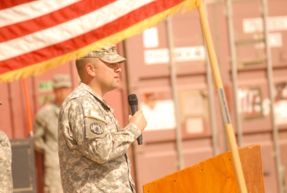 511th Military police hold change of command