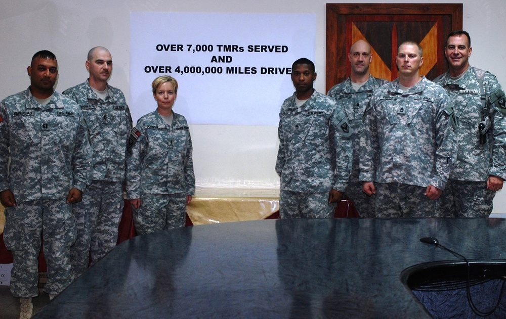 Support Operation Transportation Team sets high marks for the 1st Sustainment Brigade