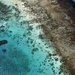 Flying over the waters of Micronesia