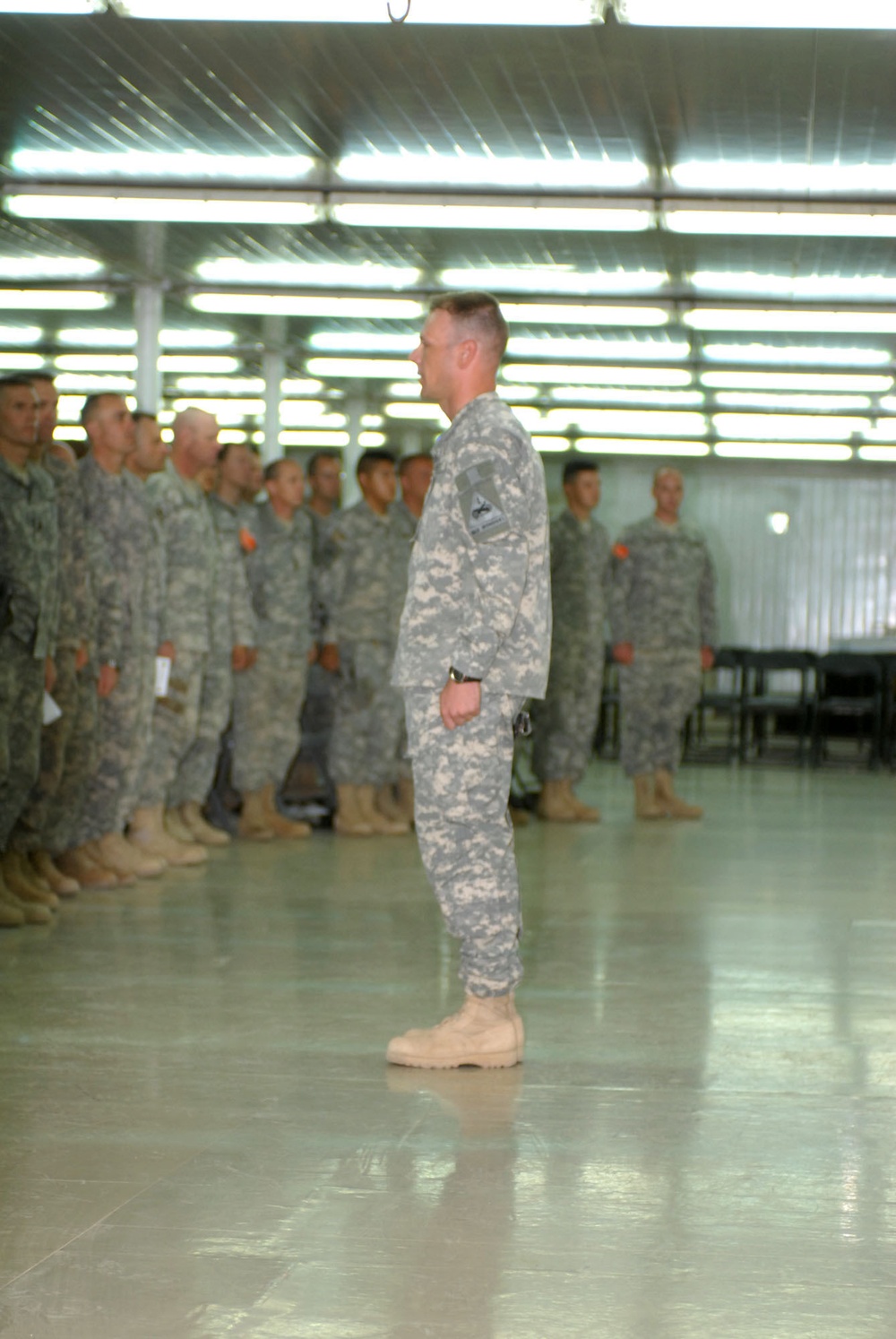 'Earthquake' company pays tribute to fellow Soldier during ceremony