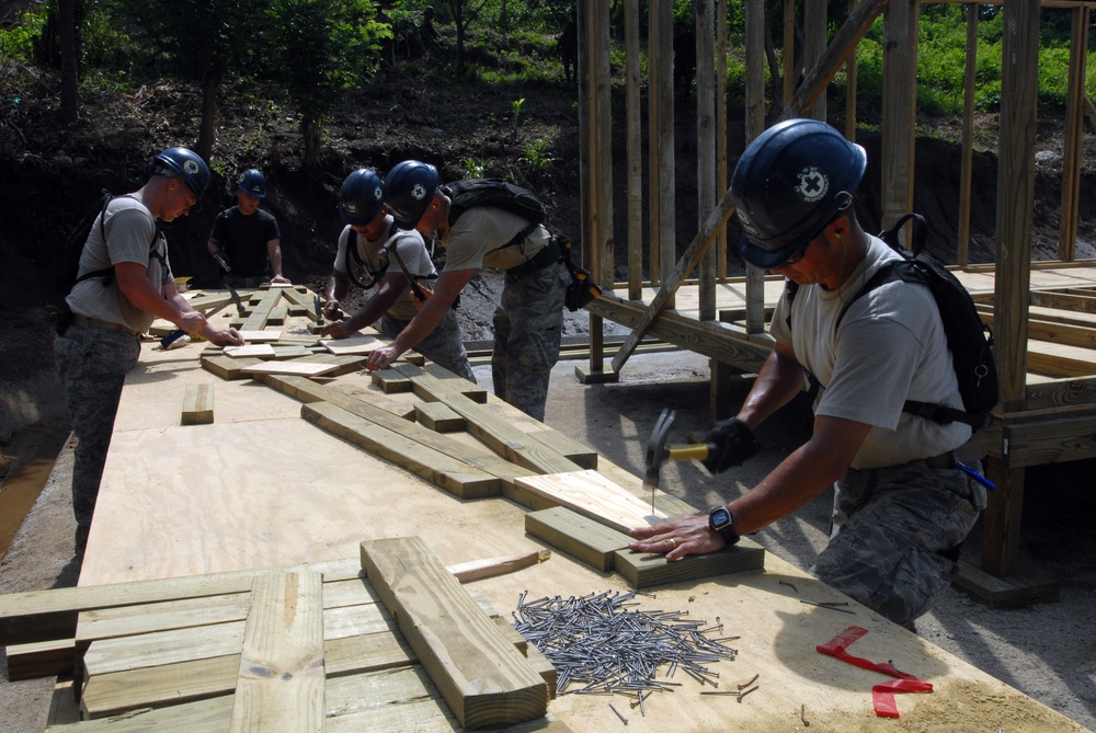 USS Kearsarge Helps Build a School