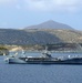 USS Mount Whitney Departs Souda Harbor