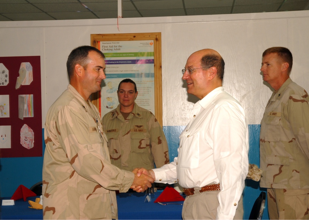 An appreciation breakfast in Djibouti