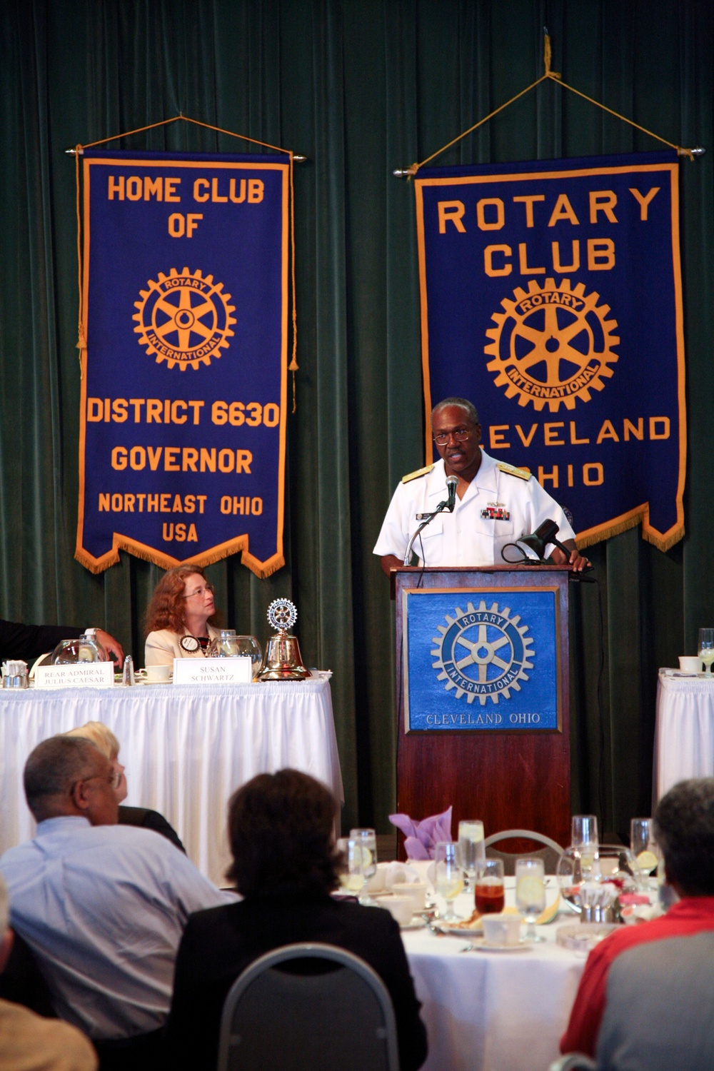 Speaking to the Rotary Club