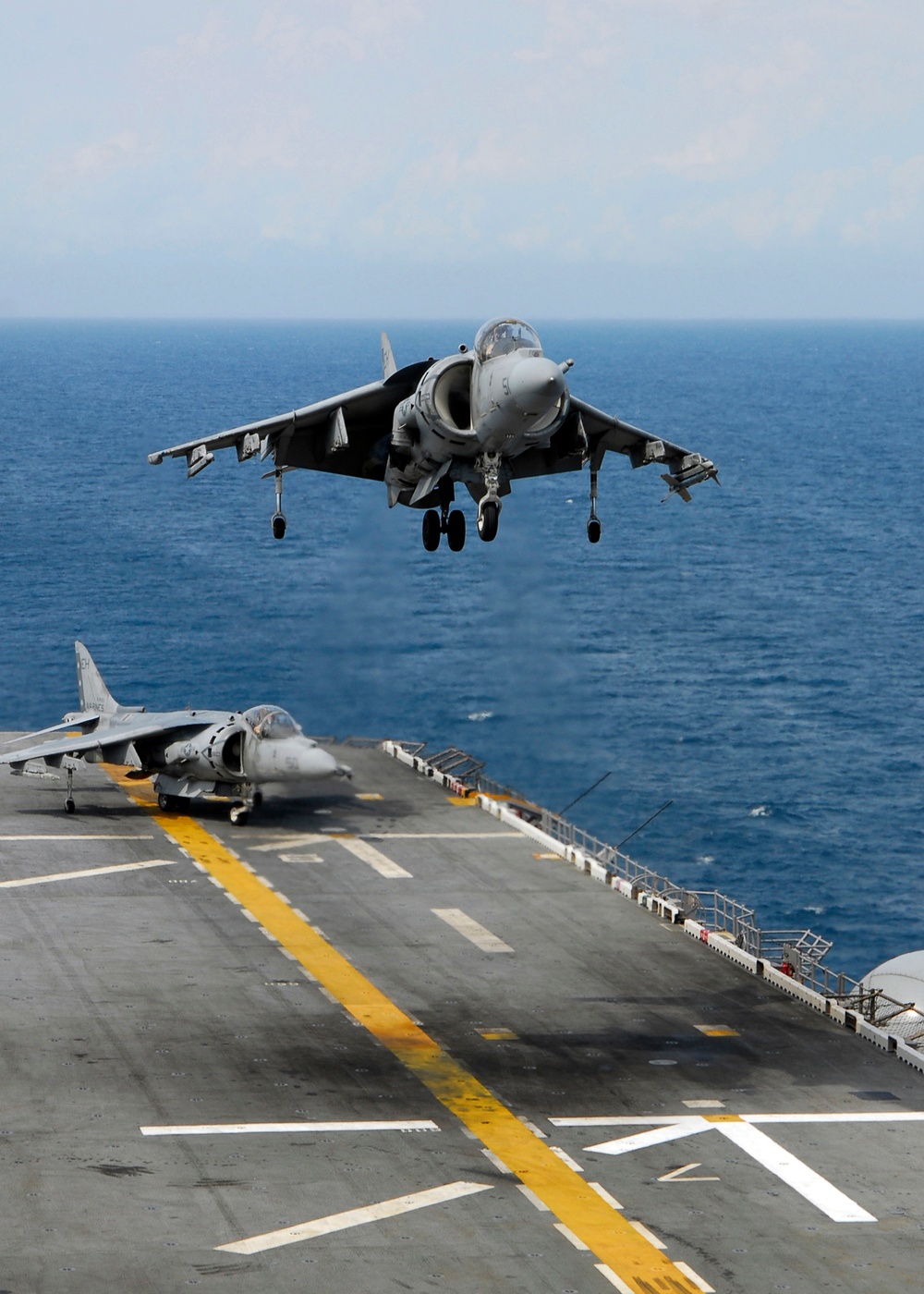 Abundant airpower aboard the USS Iwo Jima