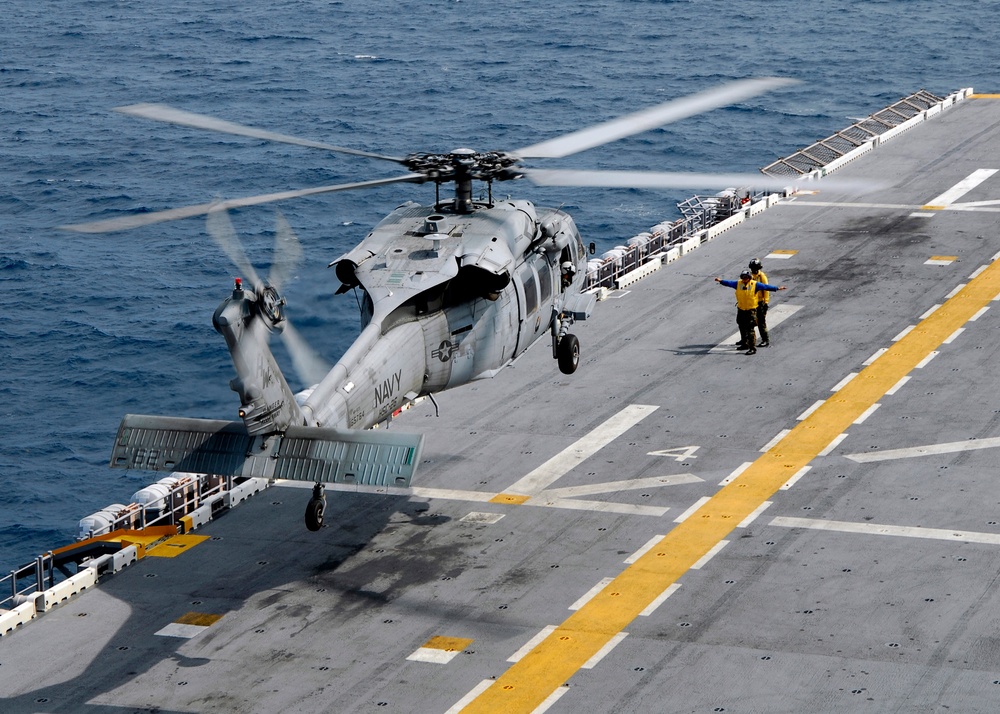 Abundant airpower aboard the USS Iwo Jima